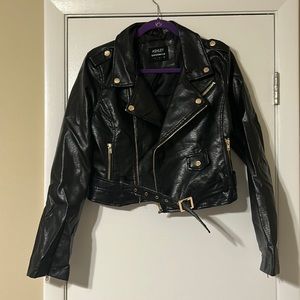 Ashley Outerwear Faux Leather Jacket